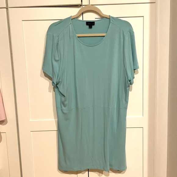 J. Jill Tops - Size Large J.Jill Wearever Collection Blue Rayon Tunic/Dress